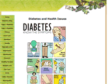 Tablet Screenshot of diabetesandrelatedhealthissues.com
